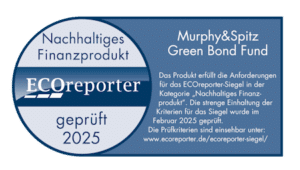 ECOreporter-Siegel für den Murphy&Spitz Green Bond Fund 2025